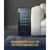 image:imageNewAir 96 Can BuiltIn Beverage Refrigerator  15 Small Mini Fridge for Bedroom Home Bar or Office  Quiet Cooling amp Precise Temperature Control  Black Stainless Steel