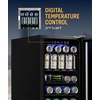 image:imageNewAir 96 Can BuiltIn Beverage Refrigerator  15 Small Mini Fridge for Bedroom Home Bar or Office  Quiet Cooling amp Precise Temperature Control  Stainless SteelStainless Steel