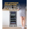 image:imageNewAir 96 Can BuiltIn Beverage Refrigerator  15 Small Mini Fridge for Bedroom Home Bar or Office  Quiet Cooling amp Precise Temperature Control  Stainless SteelStainless Steel