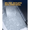 image:imageNewAir Nugget Ice Maker  Countertop Portable Ice Machine  26 lbsDay Soft Chewable Nugget Ice in 10 Min  Matte Black Compact Design