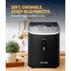 image:imageNewAir Nugget Ice Maker  Countertop Portable Ice Machine  26 lbsDay Soft Chewable Nugget Ice in 10 Min  Matte Black Compact Design