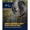 image:imageNewAir Outdoor Misting Pedestal Fan  1600 CFM Oscillating Patio Fan with Garden Hose Connection  3 Speeds and WideAngle Cooling for Decks amp Outdoor Spaces of up to 500 sq ft