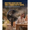 image:imageNewAir Outdoor Misting Pedestal Fan  1600 CFM Oscillating Patio Fan with Garden Hose Connection  3 Speeds and WideAngle Cooling for Decks amp Outdoor Spaces of up to 500 sq ft