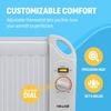 image:imageNewAir Portable Space Heater for Indoor Use  Ideal Heater for Bedroom Office or Under Desk  Electric Energy Efficient and NoiselessWhite