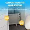 image:imageNewAir Portable Space Heater for Indoor Use  Ideal Heater for Bedroom Office or Under Desk  Electric Energy Efficient and NoiselessWhite