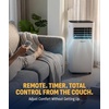 image:imageNewair 10000 BTU Portable Air Conditioner for Bedrooms amp Small Rooms  Compact Portable AC Unit for Room with SelfEvaporative Cooling Dehumidifier amp Remote Control  White10000 BTU New