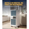 image:imageNewair 10000 BTU Portable Air Conditioner for Bedrooms amp Small Rooms  Compact Portable AC Unit for Room with SelfEvaporative Cooling Dehumidifier amp Remote Control  White10000 BTU New