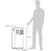 image:imageNewair 10000 BTU Portable Air Conditioner for Bedrooms amp Small Rooms  Compact Portable AC Unit for Room with SelfEvaporative Cooling Dehumidifier amp Remote Control  White8000 BTU