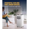 image:imageNewair 10000 BTU Portable Air Conditioner for Bedrooms amp Small Rooms  Compact Portable AC Unit for Room with SelfEvaporative Cooling Dehumidifier amp Remote Control  White10000 BTU New