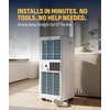 image:imageNewair 8000 BTU Portable Air Conditioner for Bedrooms amp Small Rooms  Compact Portable AC Unit for Room with SelfEvaporative Cooling Dehumidifier amp Remote Control  White