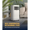 image:imageNewair 8000 BTU Portable Air Conditioner for Bedrooms amp Small Rooms  Compact Portable AC Unit for Room with SelfEvaporative Cooling Dehumidifier amp Remote Control  White