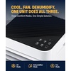 image:imageNewair 8000 BTU Portable Air Conditioner for Bedrooms amp Small Rooms  Compact Portable AC Unit for Room with SelfEvaporative Cooling Dehumidifier amp Remote Control  White