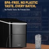 image:imageNewair Bullet Ice Maker Countertop  26 lbsDay Ice Machine with Fresh Ice in amp Minutes  2 Size Cubes for Instant Refreshment  Matte BlackMatte Black