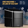 image:imageNewair Bullet Ice Maker Countertop  26 lbsDay Ice Machine with Fresh Ice in amp Minutes  2 Size Cubes for Instant Refreshment  Matte BlackMatte Black