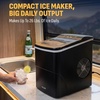 image:imageNewair Bullet Ice Maker Countertop  26 lbsDay Ice Machine with Fresh Ice in amp Minutes  2 Size Cubes for Instant Refreshment  Matte BlackMatte Black