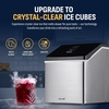 image:imageNewair Silver Countertop Ice Maker Machine Compact Automatic Ice Maker Cubes Ready in Under 15 Minutes Portable Ice Cube Maker Perfect for HomeKitchenOfficeBar
