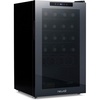 image:imageNewAir 17 Wine Fridge for 24 Bottles  Freestanding Wine Cooler Refrigerator with Glass Door  Quiet Compressor Cooling Adjustable Metal Racks amp LED Light  Black24 Bottle