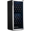 image:imageNewAir 24 Dual Zone Wine Fridge for 98 Bottles  BuiltIn or Freestanding Wine Cooler Refrigerator with Glass Door  UltraQuiet Inverter Compressor amp Adjustable Racks  Stainless SteelStainless Steel