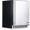image:imageNewAir 24 Outdoor Beverage Fridge  Freestanding or BuiltIn Under counter Refrigerator for Outside Patio  Weatherproof Outdoor Fridge for 160 Cans with AutoClosing Door  Stainless Steel