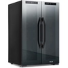 image:imageNewAir 27 Dual Zone Beverage Refrigerator amp Wine Cooler for 18 Bottles amp 59 Cans  Freestanding or BuiltIn Under Counter Mini Fridge for Beer Wine and Soda  Black12 Bottle  39 Can