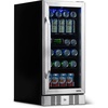 image:imageNewAir 96 Can BuiltIn Beverage Refrigerator  15 Small Mini Fridge for Bedroom Home Bar or Office  Quiet Cooling amp Precise Temperature Control  Stainless SteelStainless Steel