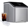 image:imageNewair Silver Countertop Ice Maker Machine Compact Automatic Ice Maker Cubes Ready in Under 15 Minutes Portable Ice Cube Maker Perfect for HomeKitchenOfficeBar