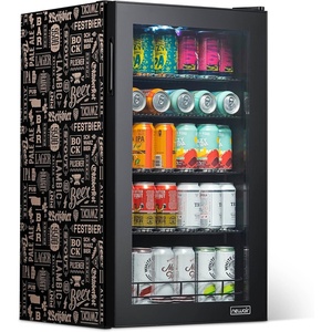 image:imageNewAir 160 Can Beverage Refrigerator  Freestanding Small Mini Fridge for Bedroom Home Bar or Living Room  SplitShelf Storage Digital Thermostat amp LED Light  Stainless Steel126 cans