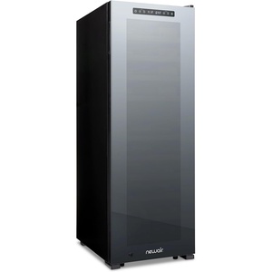 image:imageNewAir 17 Wine Fridge for 24 Bottles  Freestanding Wine Cooler Refrigerator with Glass Door  Quiet Compressor Cooling Adjustable Metal Racks amp LED Light  Black56 bottle