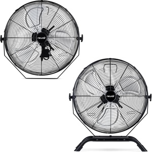 image:imageNewAir 18 2in1 High Velocity Fan Floor or Wall Mounted  WeatherResistant with 4000 CFM Airflow 3 Speeds and HeavyDuty Blades  Fan for Garage Workshop Patio amp Outdoor Use2In1
