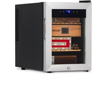 image:imageNewAir 500 Count Electric Cigar Humidor Box  Premium Cigar Cooler Cabinet with BuiltIn Boveda Temperature amp Humidity Control  Adjustable Spanish Cedar Shelves  Desktop Humidor250 Count Thermoelectric