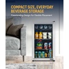 image:imageNewAir Beverage Refrigerator 100 Cans Cooler Free Standing Black Fridge with Reversible Glass Door Mini Fridge Beverage Organizer For Beer Wine Soda and DrinksStainless Steel