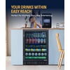 image:imageNewAir Beverage Refrigerator with Glass Door  177 Can Mini Fridge for Bedroom Dorm Office or Gaming Setup  Soda Beer and Wine Cooler  Black Stainless SteelBlack Stainless Steel