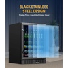 image:imageNewAir Beverage Refrigerator with Glass Door  177 Can Mini Fridge for Bedroom Dorm Office or Gaming Setup  Soda Beer and Wine Cooler  Black Stainless SteelBlack Stainless Steel