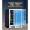 image:imageNewAir Beverage Refrigerator with Glass Door  177 Can Mini Fridge for Bedroom Dorm Office or Gaming Setup  Soda Beer and Wine Cooler  Stainless Steel