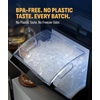 image:imageNugget Ice Maker Countertop  44 lbsDay Pebble Ice Machine with SelfCleaning  Soft Chewable Pebble amp SonicStyle Ice  Black Stainless Steel