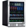 image:imageNewAir Beverage Refrigerator with Glass Door  177 Can Mini Fridge for Bedroom Dorm Office or Gaming Setup  Soda Beer and Wine Cooler  Stainless Steel