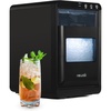 image:imageNugget Ice Maker Countertop  44 lbsDay Pebble Ice Machine with SelfCleaning  Soft Chewable Pebble amp SonicStyle Ice  Black Stainless Steel