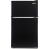image:imageNewAir 31 Cu Ft Compact Mini Fridge with Freezer Energy Star Certified Dual Zone Refrigerator Interior LED Light Crisper Drawer Perfect for Dorm Rooms Bedrooms Home Offices and RV VansBlack