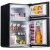 image:imageNewAir 31 Cu Ft Compact Mini Fridge with Freezer Energy Star Certified Dual Zone Refrigerator Interior LED Light Crisper Drawer Perfect for Dorm Rooms Bedrooms Home Offices and RV VansGray