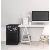image:imageNewAir 31 Cu Ft Compact Mini Fridge with Freezer Energy Star Certified Dual Zone Refrigerator Interior LED Light Crisper Drawer Perfect for Dorm Rooms Bedrooms Home Offices and RV VansBlack