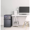 image:imageNewAir 31 Cu Ft Compact Mini Fridge with Freezer Energy Star Certified Dual Zone Refrigerator Interior LED Light Crisper Drawer Perfect for Dorm Rooms Bedrooms Home Offices and RV VansGray