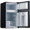 image:imageNewAir 31 Cu Ft Compact Mini Fridge with Freezer Energy Star Certified Dual Zone Refrigerator Interior LED Light Crisper Drawer Perfect for Dorm Rooms Bedrooms Home Offices and RV VansGray