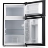 image:imageNewAir 31 Cu Ft Compact Mini Fridge with Freezer Energy Star Certified Dual Zone Refrigerator Interior LED Light Crisper Drawer Perfect for Dorm Rooms Bedrooms Home Offices and RV VansBlack