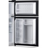 image:imageNewAir 31 Cu Ft Compact Mini Fridge with Freezer Energy Star Certified Dual Zone Refrigerator Interior LED Light Crisper Drawer Perfect for Dorm Rooms Bedrooms Home Offices and RV VansGray