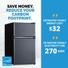 image:imageNewAir 31 Cu Ft Compact Mini Fridge with Freezer Energy Star Certified Dual Zone Refrigerator Interior LED Light Crisper Drawer Perfect for Dorm Rooms Bedrooms Home Offices and RV VansGray