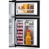 image:imageNewAir 31 Cu Ft Compact Mini Fridge with Freezer Energy Star Certified Dual Zone Refrigerator Interior LED Light Crisper Drawer Perfect for Dorm Rooms Bedrooms Home Offices and RV VansBlack