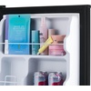 image:imageNewAir 31 Cu Ft Compact Mini Fridge with Freezer Energy Star Certified Dual Zone Refrigerator Interior LED Light Crisper Drawer Perfect for Dorm Rooms Bedrooms Home Offices and RV VansBlack